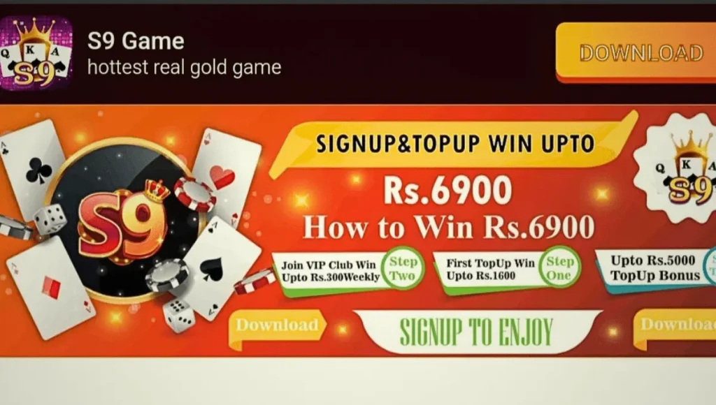 Super S9 Game APK Online Earning App